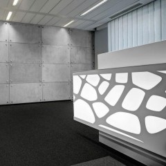Cementa plātnes interjerām
