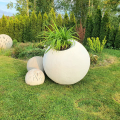 Cementa puķu pods